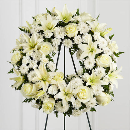Treasured Tribute Wreath – DIANA'S FLOWERS AND GIFTS, Aurora CO