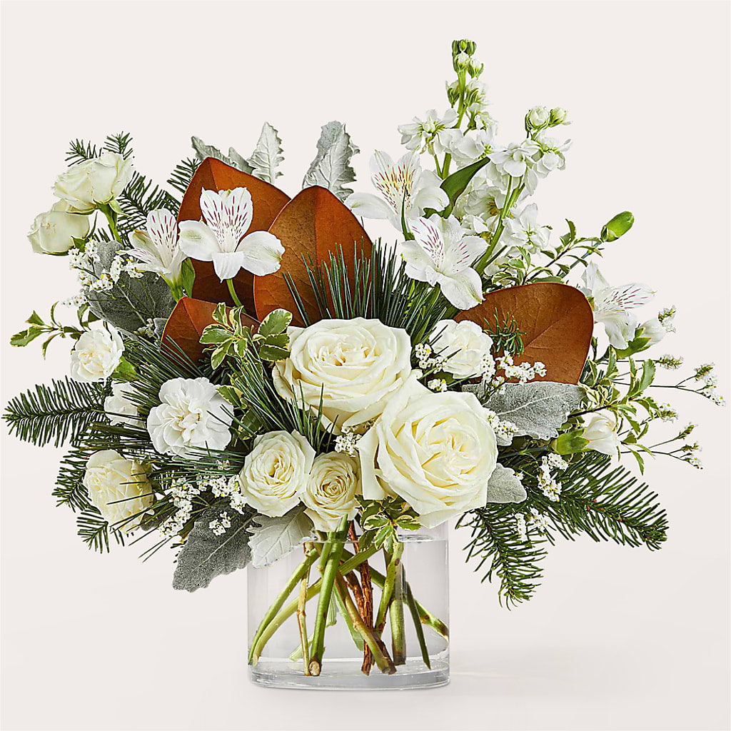 Fresh Snowfall Bouquet – DIANA'S FLOWERS AND GIFTS, Aurora CO